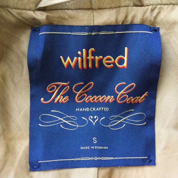 Aritzia Wilfred The Cocoon Wool Camel Coat s - Picture 7 of 15